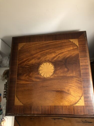 Edwardian Inlaid Mahogany Revolving Bookcase - Picture 4 of 18