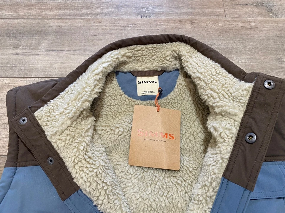Chaleco Simms Pesca Cardwell Para Hombres XXL Sherpa Forrado Tormenta Nogal Foto 3 de 4