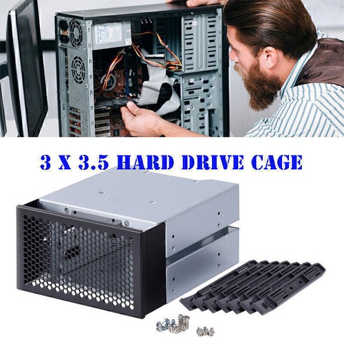 3 x 3.5 inch hard drive installation frame HDD drive cage backplane hot swap cag