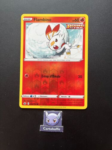 Carte Pokémon Flambino 026/198 Reverse EB06 Règne de Glace NEUF - Photo 1/1