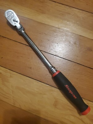 #ad #ad *NEW* Snap On FHLF80A 3 8quot; Flex Head Soft Grip RED Handle Ratchet $224.99