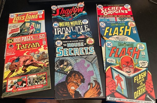 Lookee.... 6 Bronze DCs from 1974—Flash/Green Lantern•Batman•Superman++ (FN/VF)
