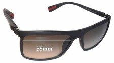 SFx Replacement Sunglass Lenses fits Prada SPS51P - 58mm Wide