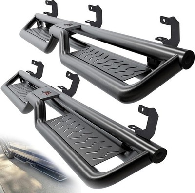 Running Boards for 2019-2026 Chevy Silverado Sierra 1500 Crew Cab Drop Step Bars