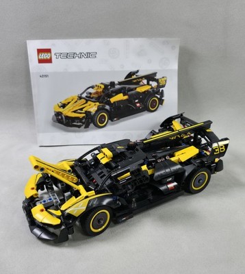 LEGO Technic 42151 Bugatti Bolide Gelb Schwarz 905 Teile Sammler Auto Rennwagen