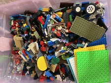 LEGO 9 Lbs Pounds Random Parts Pieces Plates Bricks Bulk Lot Plus Manuals People