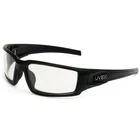 S2940HS Uvex Hypershock Safety Glasses Black Frame with Clear Lens Hydroshield