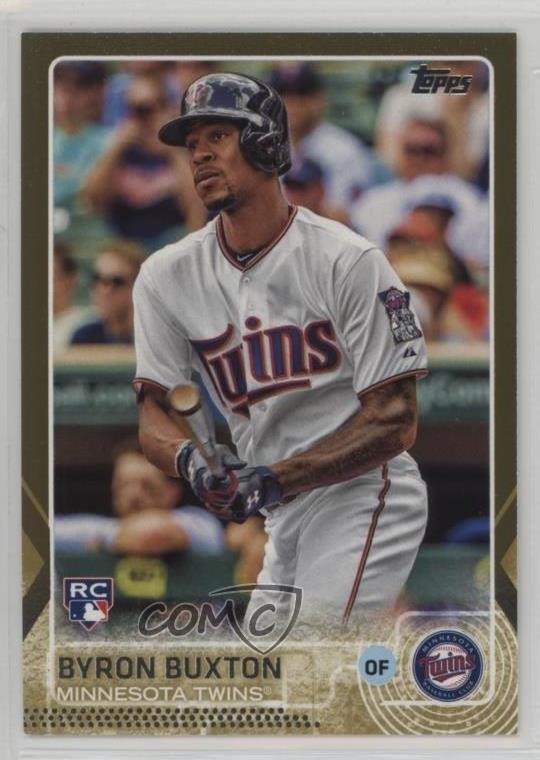 2015 Topps Update Gold 99/2015 Byron Buxton #US25 Rookie RC 0us4