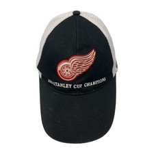 Vintage 2008 Detroit Red Wings Stanley Cup Champions Trucker Hat NHL Mesh Cap