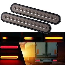 Amber Red 100 LED Dynamic Sequential Stop Flowing Turn Signal Brake Rear