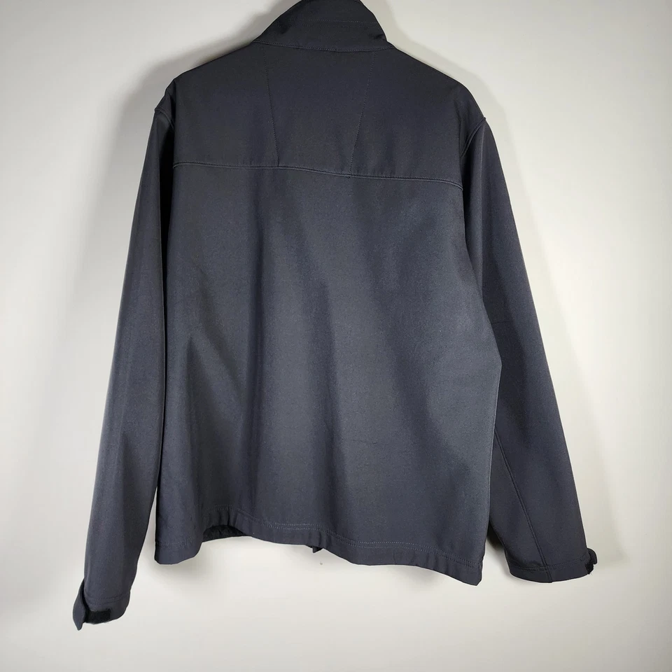 Hawke & Co Jacket Mens XL Black Stretch Soft Shell Full Zip Pockets Waterproof - Image 4 of 4