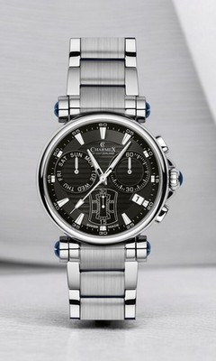 Charmex Of Switzerland ''5th Avenue''  Mens Quartz Day/Date Dark Agrey  Dial watch