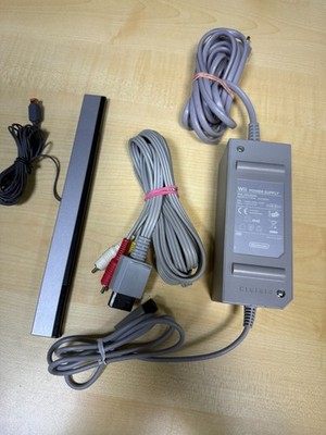 Nintendo Wii Netzteil / AV Kabel / Sensor leiste  Original Gebraucht Gut