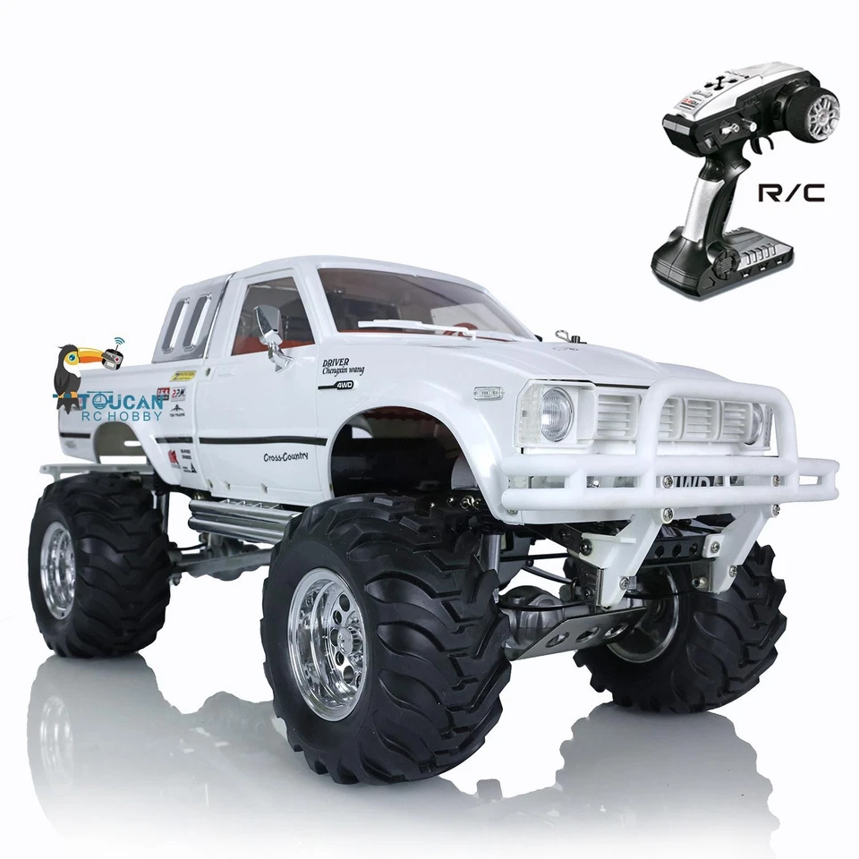 HG 1/10 RC Pickup Model 4*4 Off-Road Car Crawler 2.4G RTR W/Motor Battery - Image 4 of 4