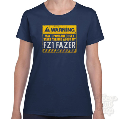 WARNING MAY SPONTANEOUSLY START TALKING ABOUT MY FZ1 FAZER T-SHIRT