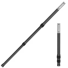 38" Carbon Fiber Pool Pole, Telescoping Skimmer Pool Cleaning Pole, Short Poo...