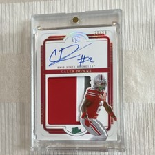 2025 Panini National Treasures Caleb Downs Patch Auto /39 #138 Ohio State
