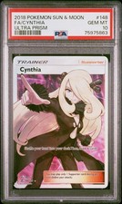 Pokemon Cynthia Full Art - Ultra Prism - 148/156 - PSA 10 on eBay