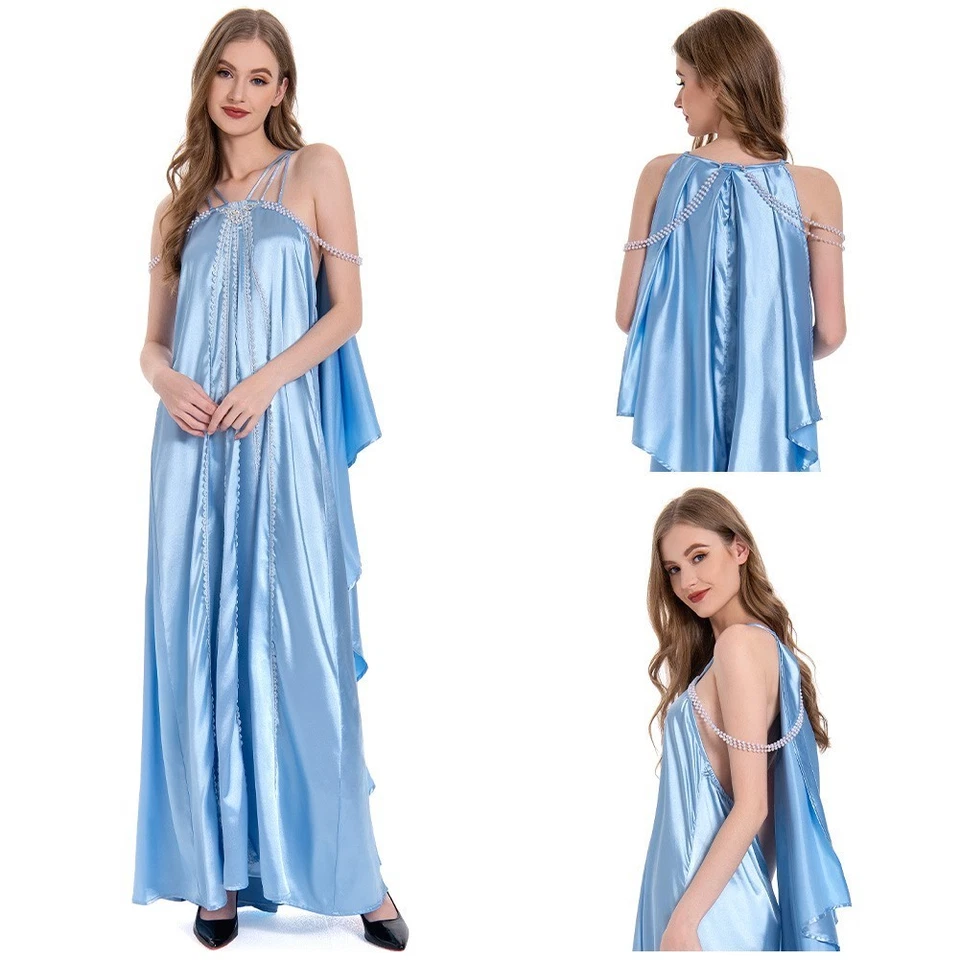 Padme Amidala Camisón Disfraz Juegos con disfraces Star Revenge the Sith Padme Wars Vestido Foto 2 de 4