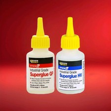 EVERBUILD  INDUSTRIAL GRADE HIGH &MEDIUM  20G / 50 VISCOSITY SUPER GLUE ADHESIVE