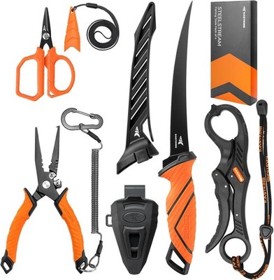 KastKing SteelStream Fishing Tool Set, Fishing Gear- Corrosion Resistant Fishing