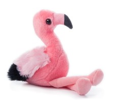 The Petting Zoo Flamingo Stuffed Animal Plushie, Gifts for Kids, 6 in, Pink 