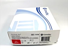 5 ConvaTec 175780 ActiveLife® 1⅛" One-piece Convex Drainable Pouch Exp 2028