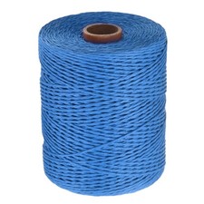 328 Yards Raffia Ribbon, 2mm Raffia Paper String for Wrapping, Blue