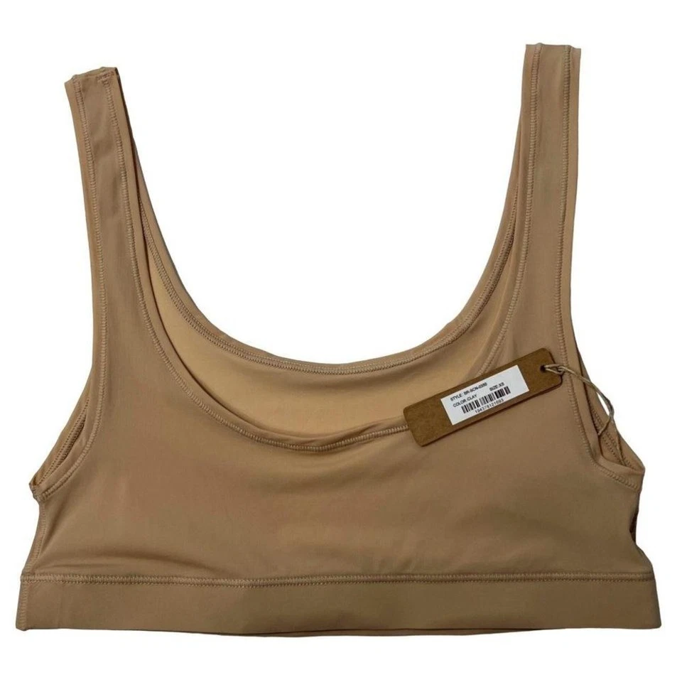 Bralette SKIMS Jalea Transparente Cuello Redondo Arcilla Extra Pequeño Foto 3 de 4