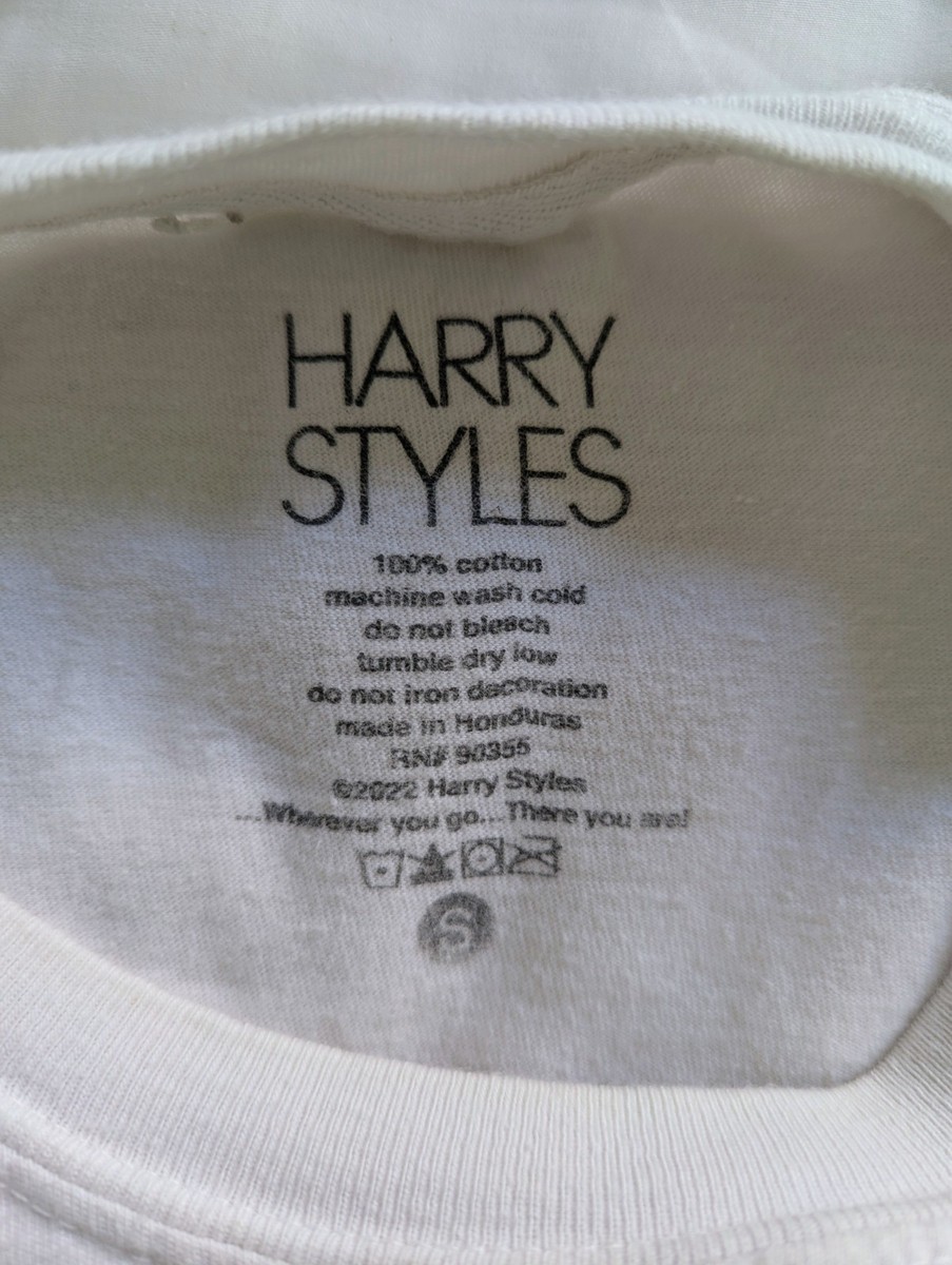 Harry Styles Love On Tour 2022 Kia Forum Concert Merch White Graphic T-Shirt S View 2