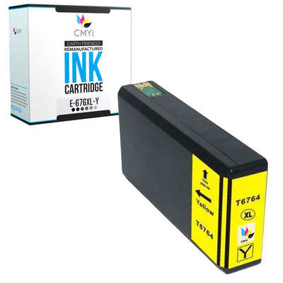 1-PK Compatible 676XL Yellow Ink for Epson WorkForce Pro WF-4590 WF-4010 WF-4020