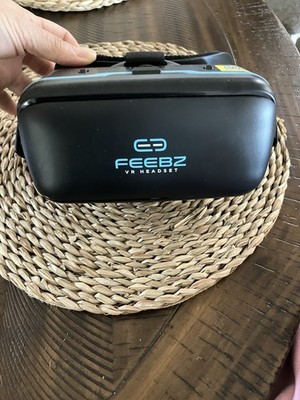 Feebz Vr Headset Blue Black with Links to 3D VR Videos + VR Games for Android
