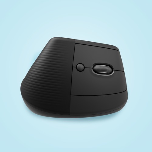 Logitech Lift - Verticale ergonomische muis - Rechtshandig - Donkergrijs - Afbeelding 5 van 6