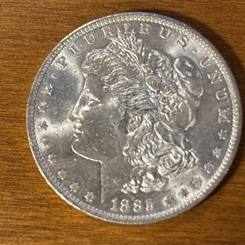1885 o morgan silver dollar BU?