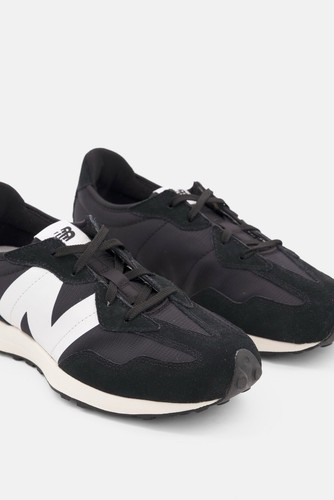 New Balance Youth 327 Sneakers Black White Casual Running Shoe GS327GS size 4-7 - Picture 6 of 7