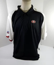 San Francisco 49ers Team Issued Black Polo Shirt 3XL DP45597