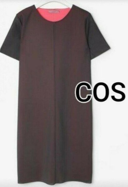 Women COS Dress Grey Polyester 32