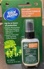 Total Home Deet 100 Maximum Formula Tick Insect Repellent Spray