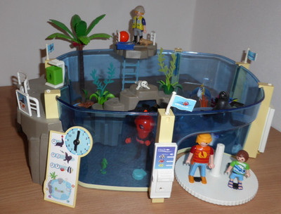 Playmobil Aquarium Meereswelt Becken Robbenshow Seeworld