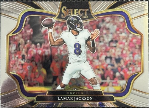 2025 Panini Select Football - Premier Level Lamar Jackson #160