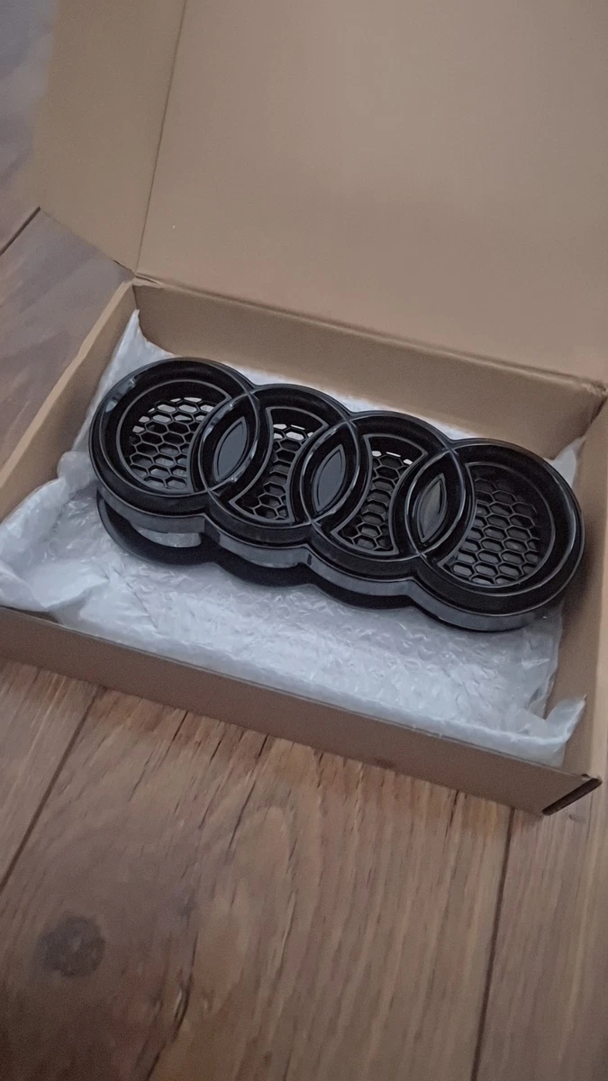 Pair of 2 Black V6T Side Fender Emblems | Matte Black Car Badge