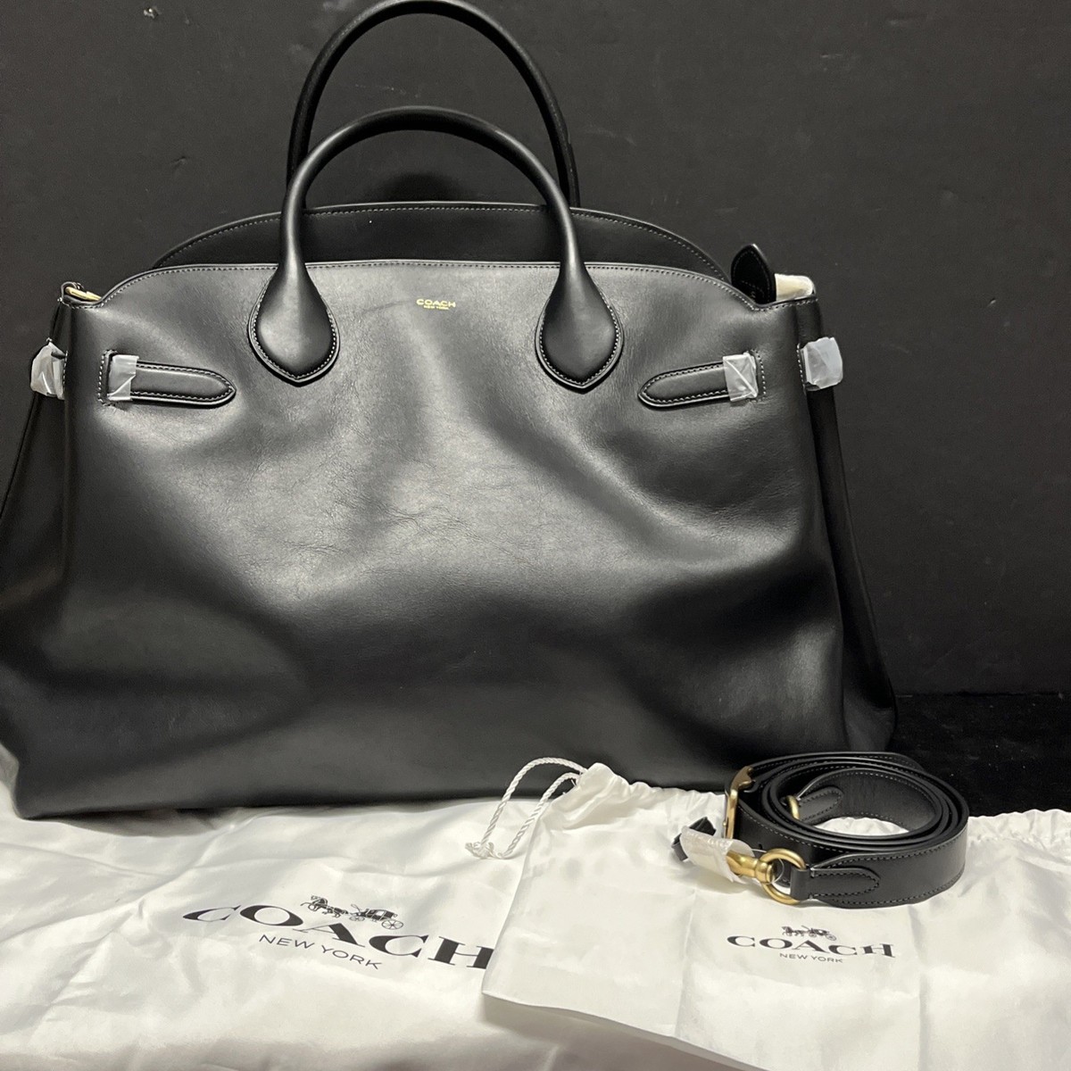 Coach Soft Empire Carryall 48 - Black Purse | eBay Coach Soft Empire Carryall 48 - Black Purse | eBay