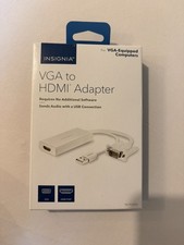 Insignia VGA to HDMI for Laptop PC Desktop Adapter for TV Monitor Display device