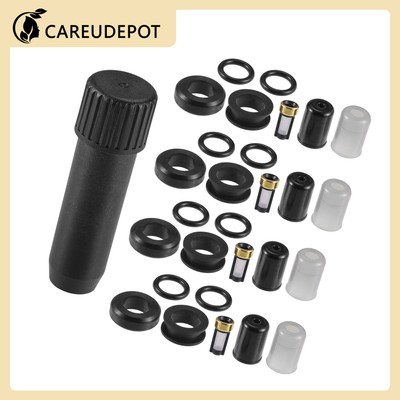 Fuel Injector Seal O Ring for Toyota 22RE NBR Rubber Black 4 Sets New