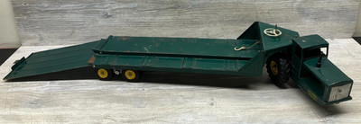 Vintage Nylint R.G. Le Tourneau Tournahauler Low Boy Trailer & Cab - Needs Work