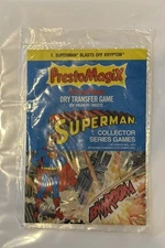 Vintage Presto Magix Picture Magic Dry Transfer Game Superman Sealed 1978