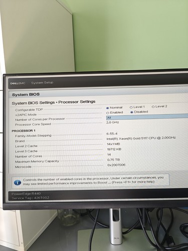 Dell EMC PowerEdge R440 Server 256gb Ram Xeon Gold 5117 14 Core No HDD/Caddy/OS - Picture 4 of 12