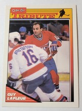 Montreal Canadiens Guy Lafleur 1991 O-Pee-Chee Tribute Hockey Card #1 NHL