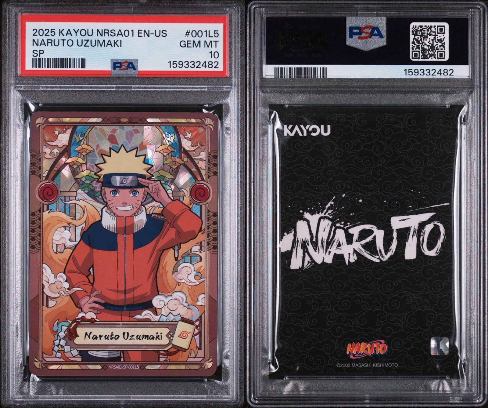 2025 Kayou Naruto - NRSA01-SP-001L5 SP EN-US PSA 10 GEM MINT view 3