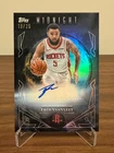 2025-26 Topps Midnight-Fred Vanvleet- Midnight Sun Auto - Orange #18/25 -Rockets